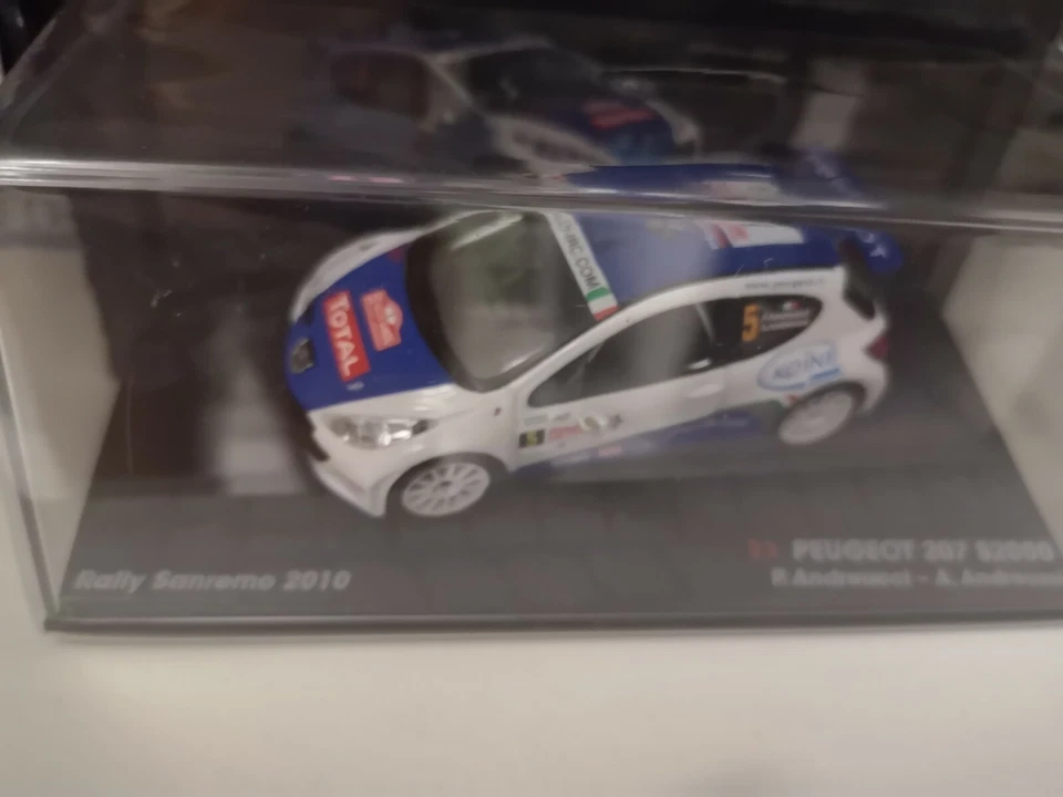 DIE-CAST CAR PEUGEOT 207 S2000 ANDREUCCI - ANDREUSSI RALLY SANREMO 2010 1:43 #13 - Immagine 1 di 1