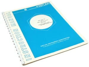 Kistler Models 9212 & 9712 Load Cells Operating Manual - Picture 1 of 2