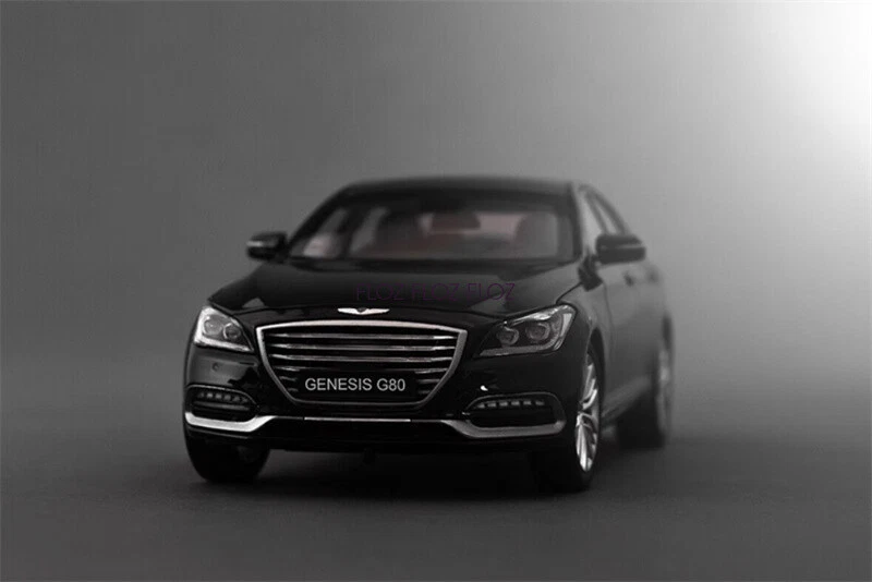 for HYUNDAI for Genesis for # G80 luxury sedan Pearl black 1:18 Pre-built Model - Image 1 of 1