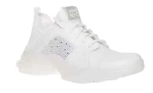 Tenis deportivas para mujer Madden NYC, talla 8,5, estrás, color blanco, nuevas con etiquetas - Imagen 1 de 19