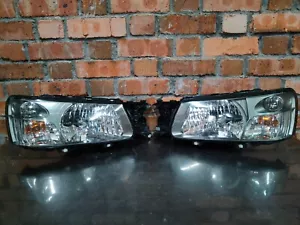 Subaru Forester SG5 2003-2005 Grey Housing XENON HID Head Lights Lamps 1 Pairs - Picture 1 of 14