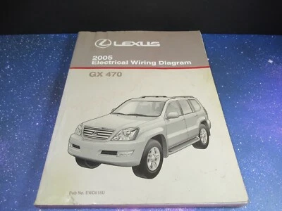 OEM Lexus GX 470 Model 2005 Electrical Wiring Diagram # EWD616U Schematics - Image 1 of 4