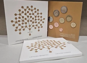 Coffret BU Euros Lettonie 2022 - 8 pièces BU + 2 Euros Commémorative - Imagen 1 de 1