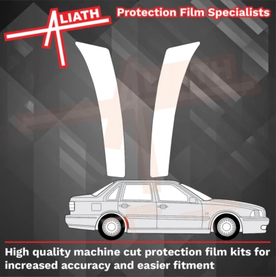 Película de protección de pintura protectora de pintura protector contra astillas de piedra transparente arco QTR trasero Fit Volvo S70 96-2000 - Imagen 1 de 3