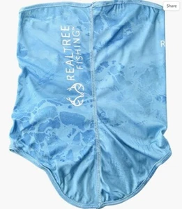 NEW! Staghorn Realtree Face Gaiter Mask, Light Blue, Fishing Ski Snowboarding - Picture 1 of 6