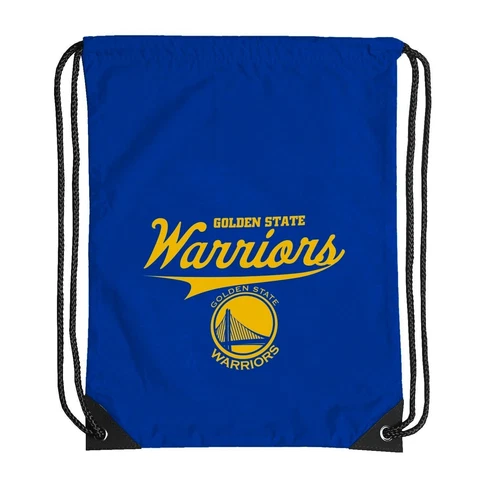 NEW Golden State Warriors Basketball Licensed Team Spirit Backsack 17.5" x 13" Cover