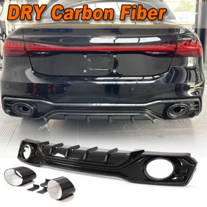 Alerón difusor trasero de carbono para Audi A7 Sline S7 C8 2019-21 - Imagen 1 de 13