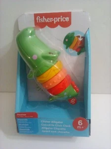 Fisher Price Develops Clicker Alligator 6m+ New - Picture 1 of 3