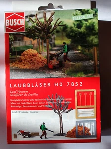 Souffleur de feuilles Busch H0 7852 ; neuf ; emballage d'origine - Photo 1/3