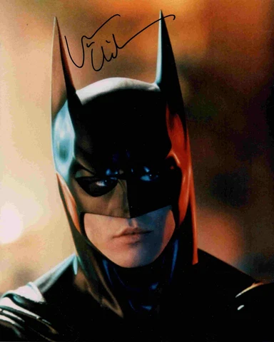 K-VAL KILMER AUTOGRAPHED PHOTO IN BATMAN FOREVER W/COA Cover