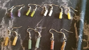 Orecchini colorati a forma di cilindro - Foto 1 di 3