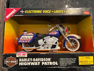 Police NIB/ 1996 Buddy L- Police Harley Davidson Highway Patrol- - Image 1 of 4