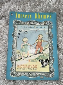 NURSERY RHYMES PICTURE BOOK Mother Goose ILLUS Molly Brett 1961 James & Jonathan - Picture 1 of 12