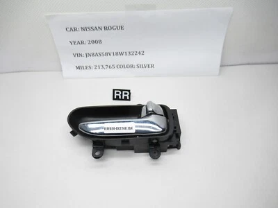 2008-2015 Nissan Rogue Rear Right Interior Door Handle 80670-JM00A OEM - Image 1 of 4