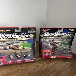 Lot Of 2 Winners Circle Micro Machines Nascar Jeff Gordon Rusty Wallace  - Picture 1 of 4