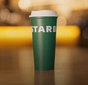Starbucks Singapore Exclusive Green World Reusable Cup ๐ ๐ฅค 20oz Hot Cup - Picture 1 of 1
