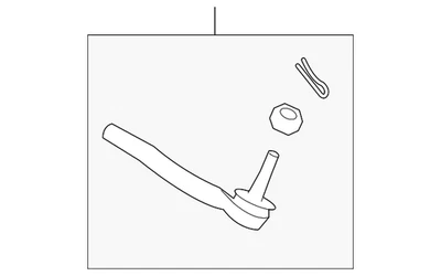 Barra de amarre exterior genuina Infiniti D8640EG00C Foto 1 de 2