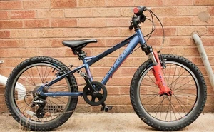 LIКE NEW - Carrera Blast Kids Bike - Blue, Black, Red - 20” Wheels Mountain Bike - Picture 1 of 7