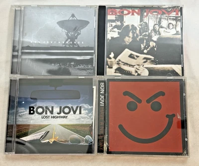 Lot of 4 Bon Jovi CDs - Cross Road, Lost Highway, Have a Nice Day, Bounce Foto 1 de 3