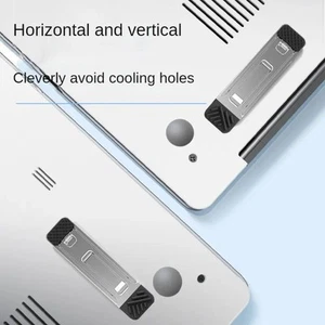 Folding Notebook Support Base Metal Laptop Cooling Pad Laptop - Photo 1/12