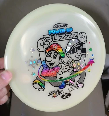 Discraft Power Up BuZzz 💎 MEGA GLO McBeth AB Collab 🎮 New 177 DGLO 2025 Barela - Image 1 of 4
