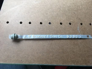 A.H Bluemke & Sons Co Metall Siegelanhänger unbenutzt Geräteanhänger Traktoranhänger John Deere - Bild 1 von 6