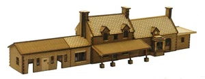 TT-ST005 "Hesketh" Station Building TT:120 Gauge Laser Cut Kit - Picture 1 of 6