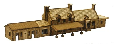TT-ST005 "Hesketh" Station Building TT:120 Gauge Laser Cut Kit - Image 1 of 4