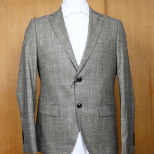 Giacca Uomo Lana cotone Cerimonia Casual saldi promozione sconto Made in italy - Picture 1 of 6