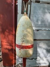 Lobster Trap Buoy with Rope, authentic Maine Vintage float! Cape Cod decor