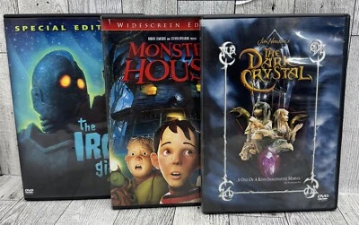 Children’s Family Dvd Set Iron Giant Monster House The Dark Crystal - Image 1 of 4