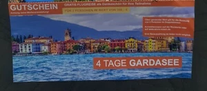 Reisegutschein Flugreise 4 Tage Gardasee Italien inkl. Hotel - Bild 1 von 2