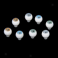 4 Pairs Round Acrylic  Eyeballs Accessories  Props 10mm
