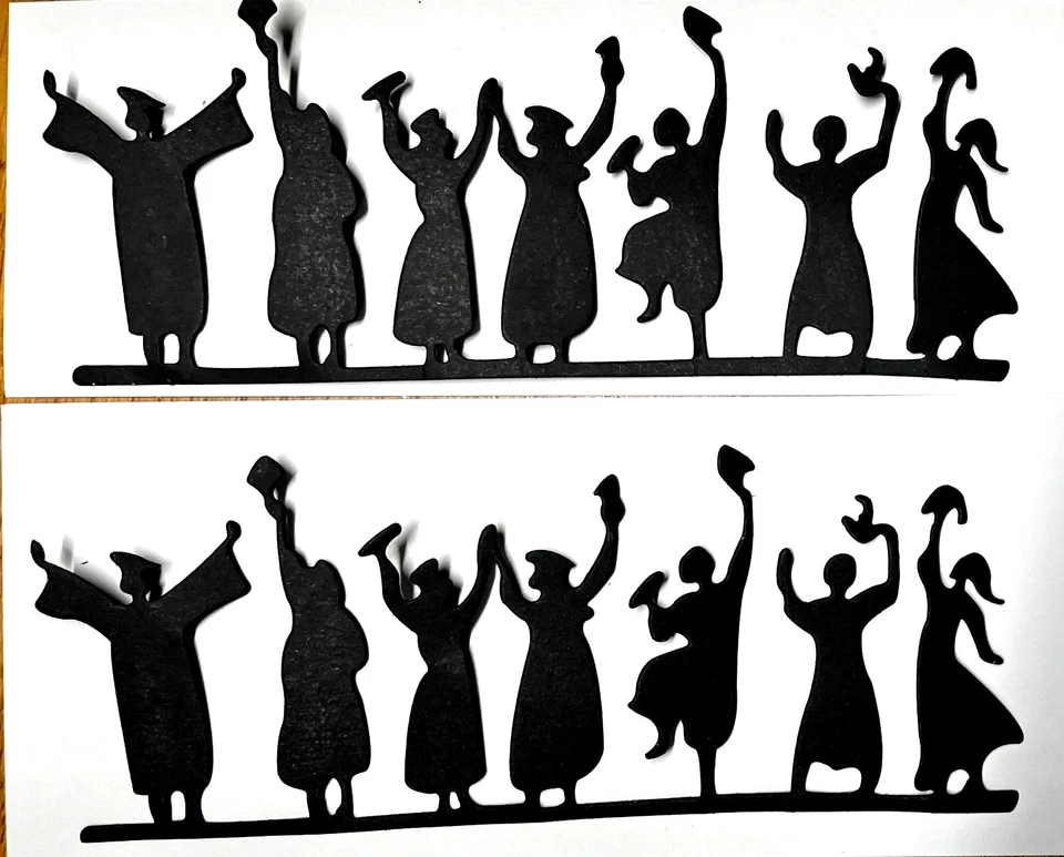 Punzones con forma troquelada para graduados - 2 troquelados - Álbum de recortes para hacer tarjetas Foto 1 de 1