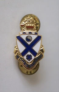 US Army 114th Infantry Regiment DUI regimental crest - Picture 1 of 2