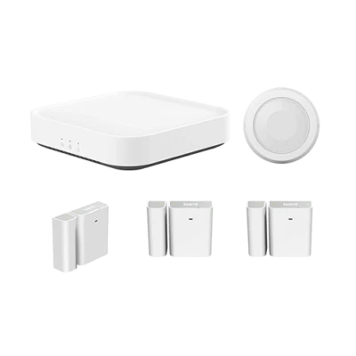 Estación Base de Seguridad Inteligente Yi Kami con 3 x Sensores de Puerta Inalámbricos 1 Sensor de Movimiento Foto 1 de 4