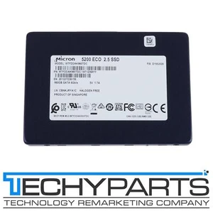 Micron 5200 ECO 960GB SSD 3D TLC 2.5" SATA III 6Gb/s MTFDDAK960TDC-1AT1ZABYY 84% - Afbeelding 1 van 3