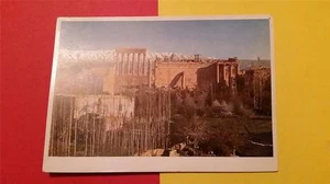 RARE VINTAGE POSTCARD COLOR 1940-50's "BAALBEK AKROPOLIS CITY RUINS" - Picture 1 of 1