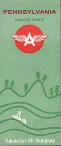 1964 Tidewater Road Map: Pennsylvania NOS - Picture 1 of 1