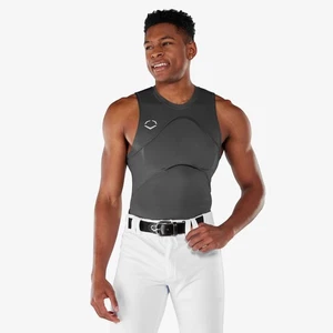 Camisa protectora de pecho sin mangas de béisbol Evoshield para hombre - grande - Imagen 1 de 5