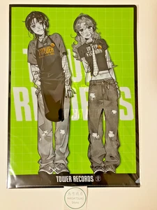 The Guy She Was Interested in Wasn't a Guy at All Clear File Folder Tower Record - Picture 1 of 2