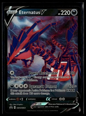 SWSH: Sword & Shield Promo Cards #SWSH064 Eternatus V Promo - Image 1 of 2
