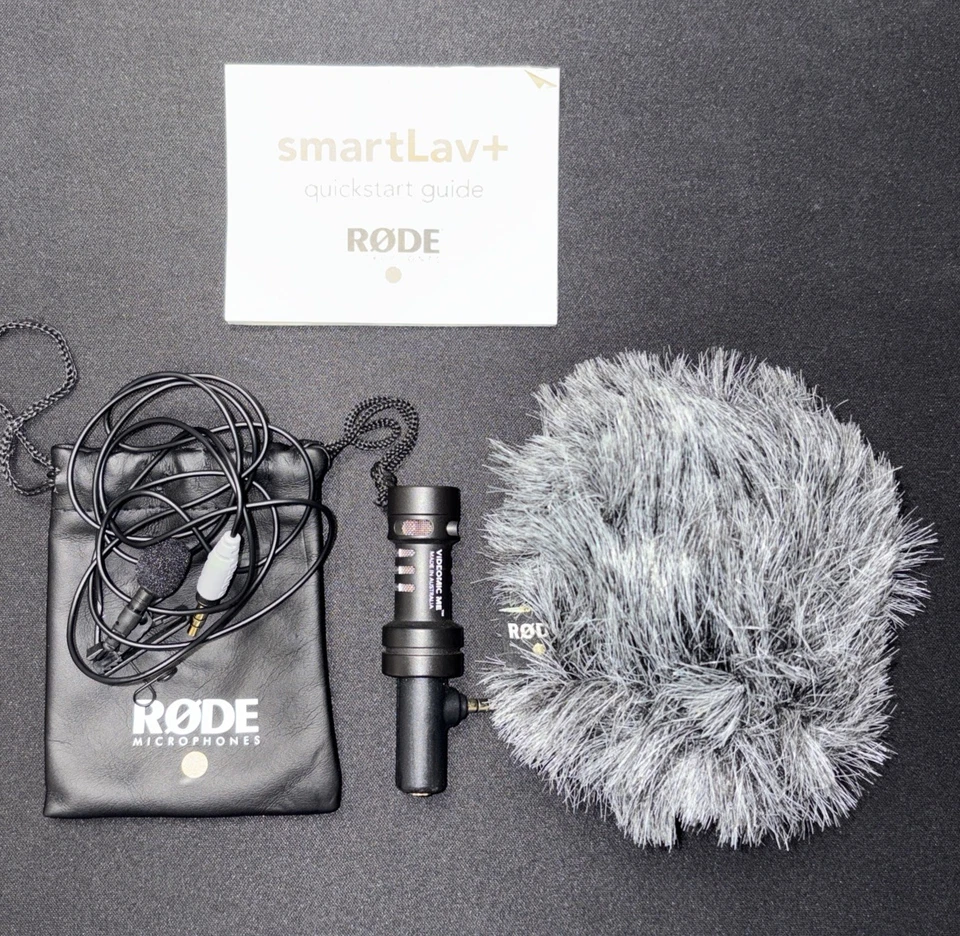 Micrófono de solapa RØDE smartLav+ con adaptador TRRS y manguito de viento - Excelente estado Foto 1 de 4