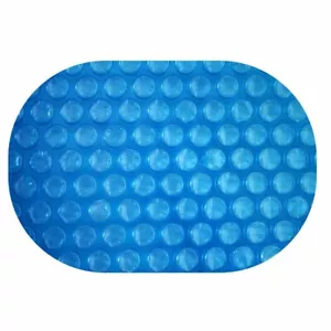 Solarplane Oval 800x400cm light-blue 400µm Erwärmung Solarfolie Isolierung Pool - Bild 1 von 2