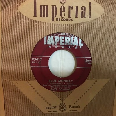  FATS   DOMOMINO    7"   45  VINYL ,  BLUE  MONDAY  /  WHAT,S THE REASON I,M NOT - Image 1 of 2