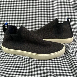 Zapatos Rothy's The Chelsea Boot Espresso Spot Estampado Leopardo Marrón Negro Talla 10 - Imagen 1 de 6