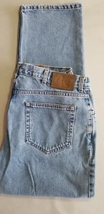 CALVIN KLEIN CK Men Vintage US Made Easy Fit Cotton Denim Jean - 38x32 Blue BMPP - Picture 1 of 5