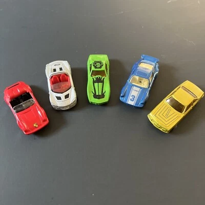 5 винтажных литых машинок Porsche 911 Corvette Opel Speedster 1:64 - Изображение 1 из 4