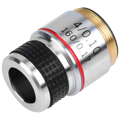 4X Compound Microscope Standard Plan Achromatic Objectives Lens 185 Conjugate • 15.50£