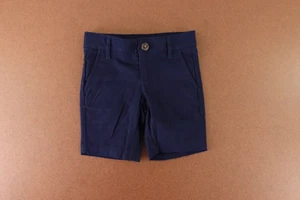 Old Navy Girls Size 6 Slim Blue School Uniform Twill Bermuda Shorts New - Picture 1 of 4